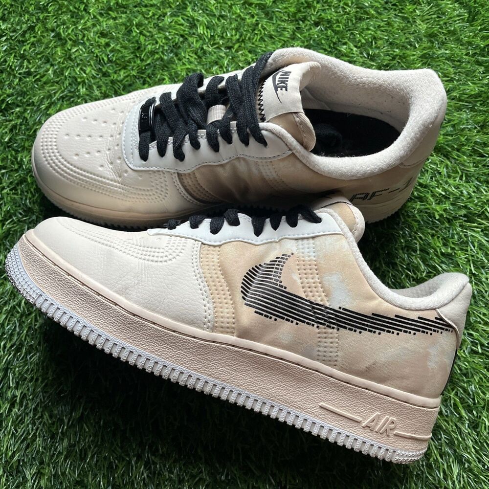 Nike By You ID Air Force 1 Sail Sneakers DN4164-991 Men's Shoes Size 6.5